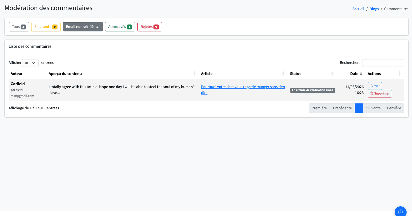Pegase — Blog et commentaires